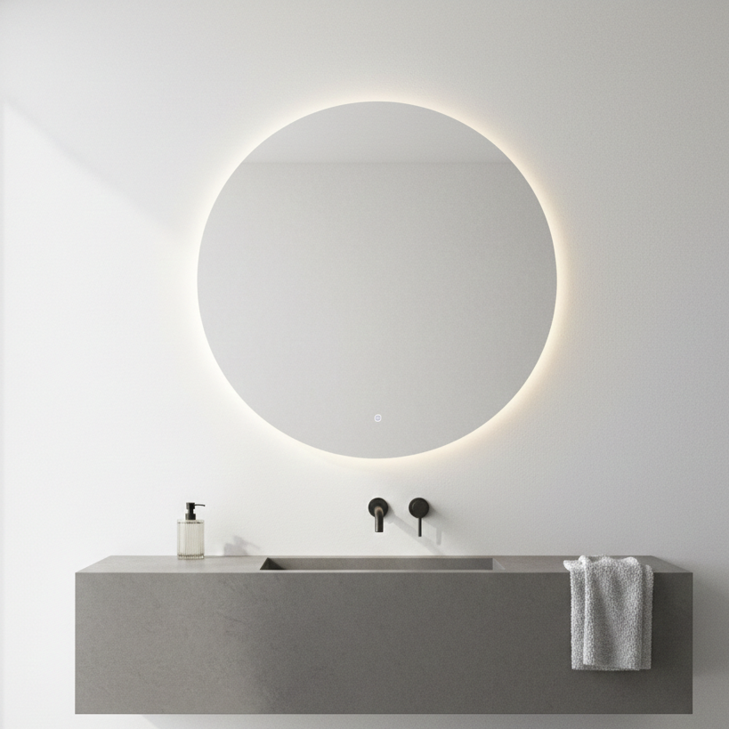 Bathroom Mirror Installation